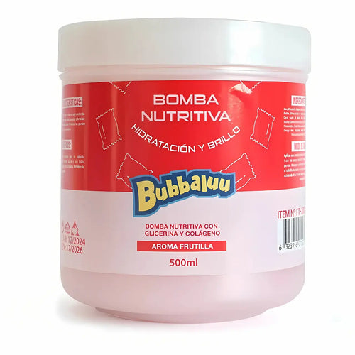 Bubbaluu - Bomba Nutritiva 500ml Aroma Frutilla
