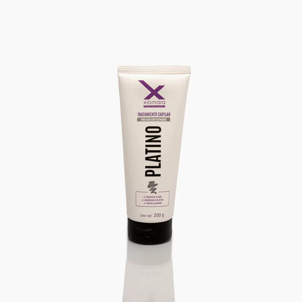 Xiomara - Mascarilla Tratamiento Capilar PLATINO para tonos platinados