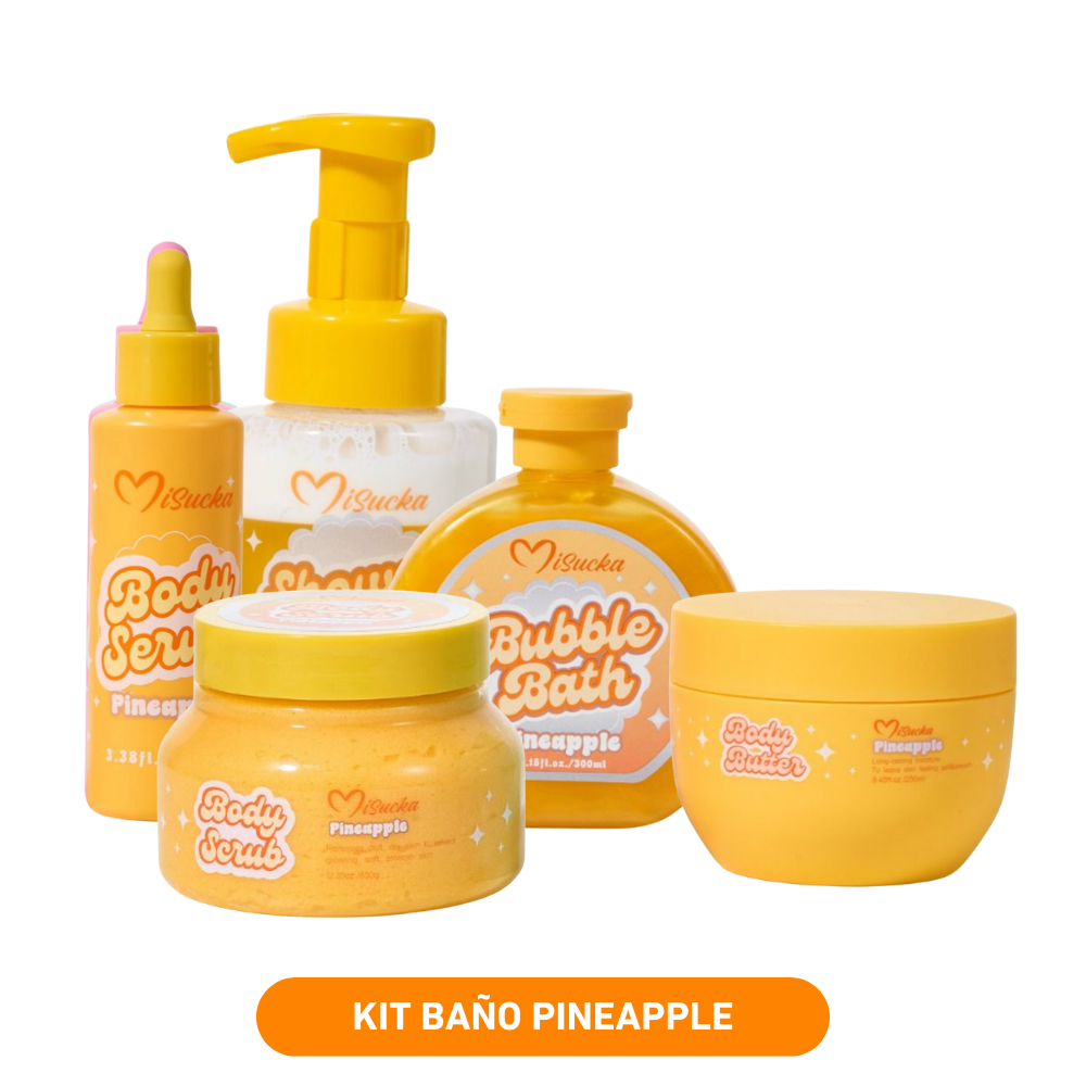 💛 KIT BAÑO MISUCKA PINEAPPLE 🍍 💛