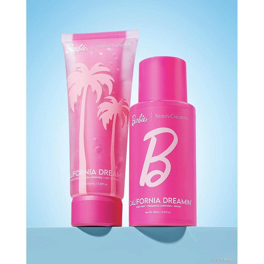 Beauty Creations x Barbie - California Dreamin Set Crema & Fragancia