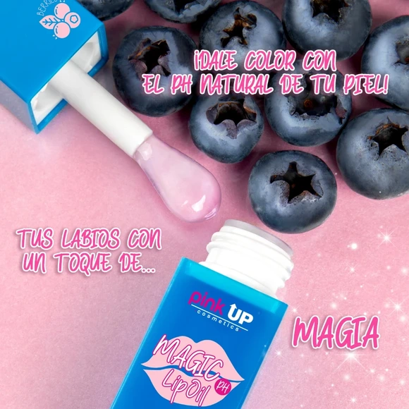 Pink Up - Magic Lip Oil Brillo Labial Blue Berry