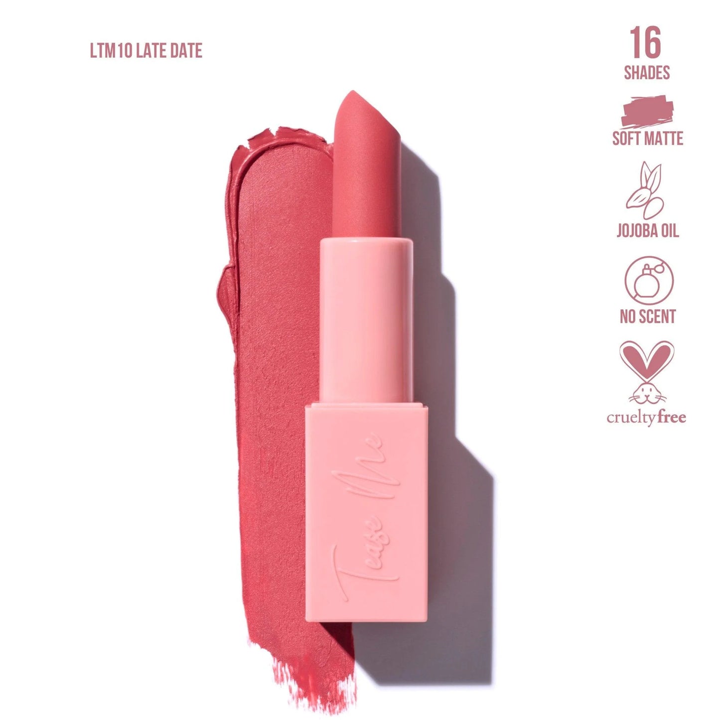 Beauty Creations - Tease Me Soft Matte Lipstick