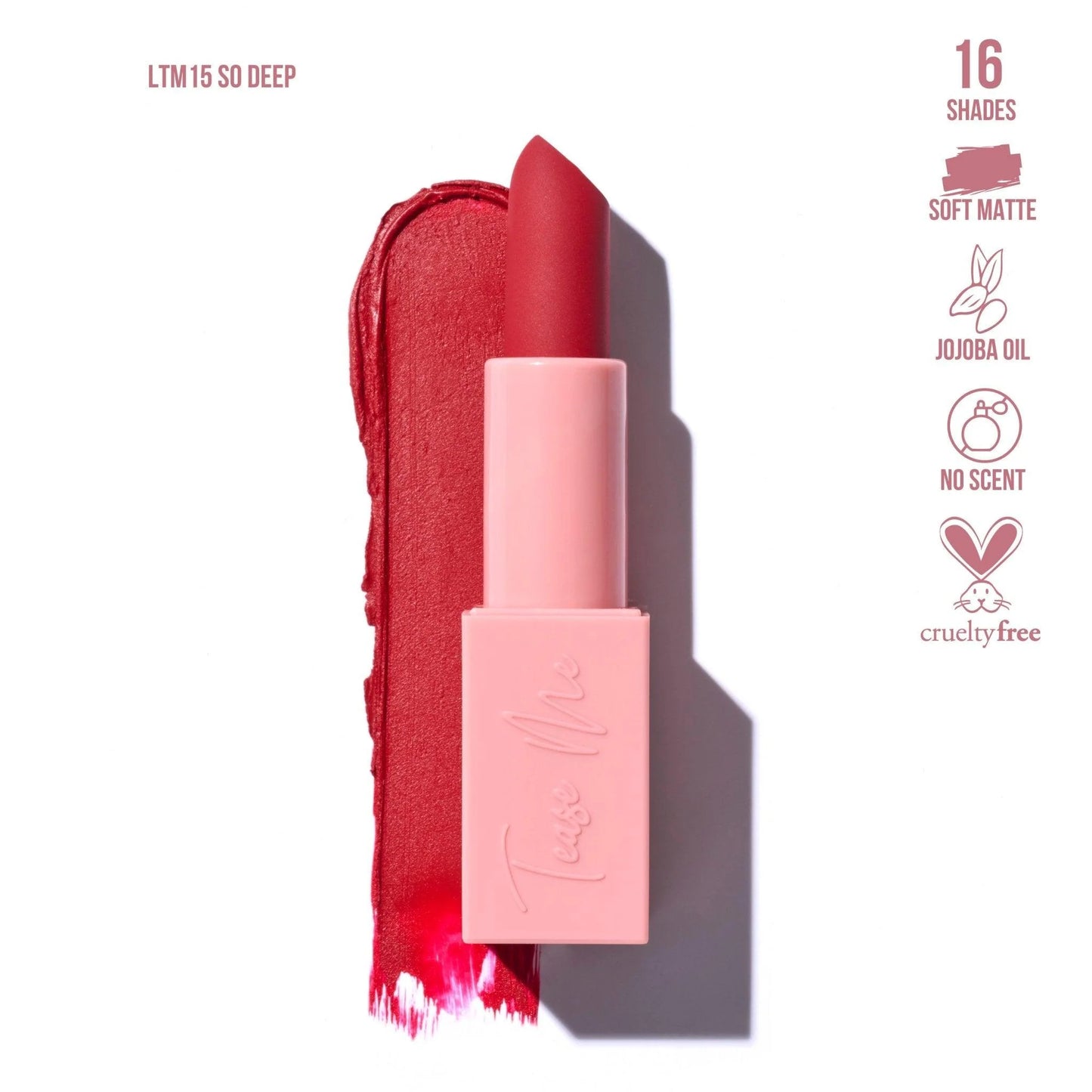 Beauty Creations - Tease Me Soft Matte Lipstick