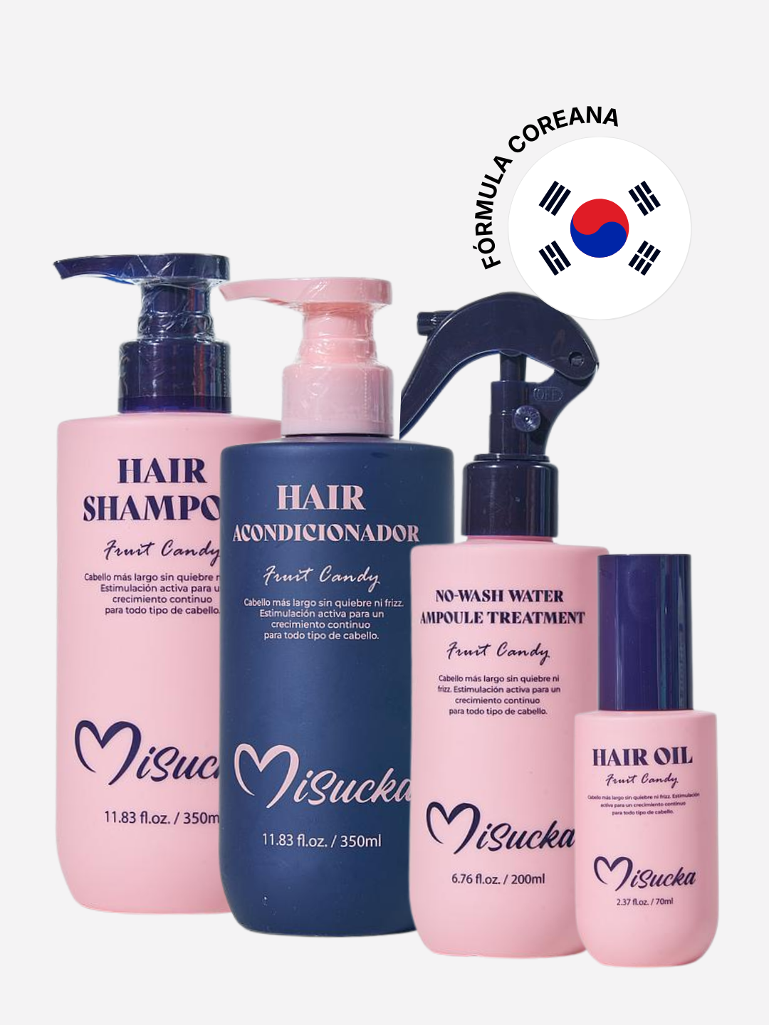 🇰🇷 Rutina Capilar FORMULA COREANA FRUIT CANDY