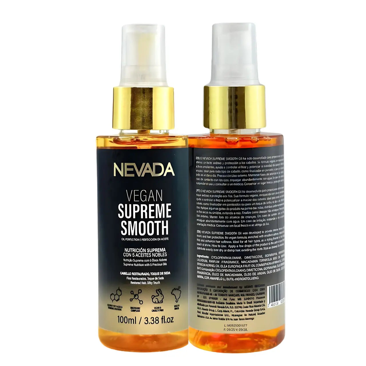 NEVADA - Aceite Capilar Nutrición Suprema VEGAN SUPREME SMOOTH 100ml
