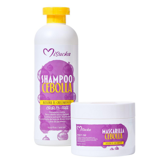 Kit Crecimiento Cabello: Shampoo y Mascarilla de Cebolla