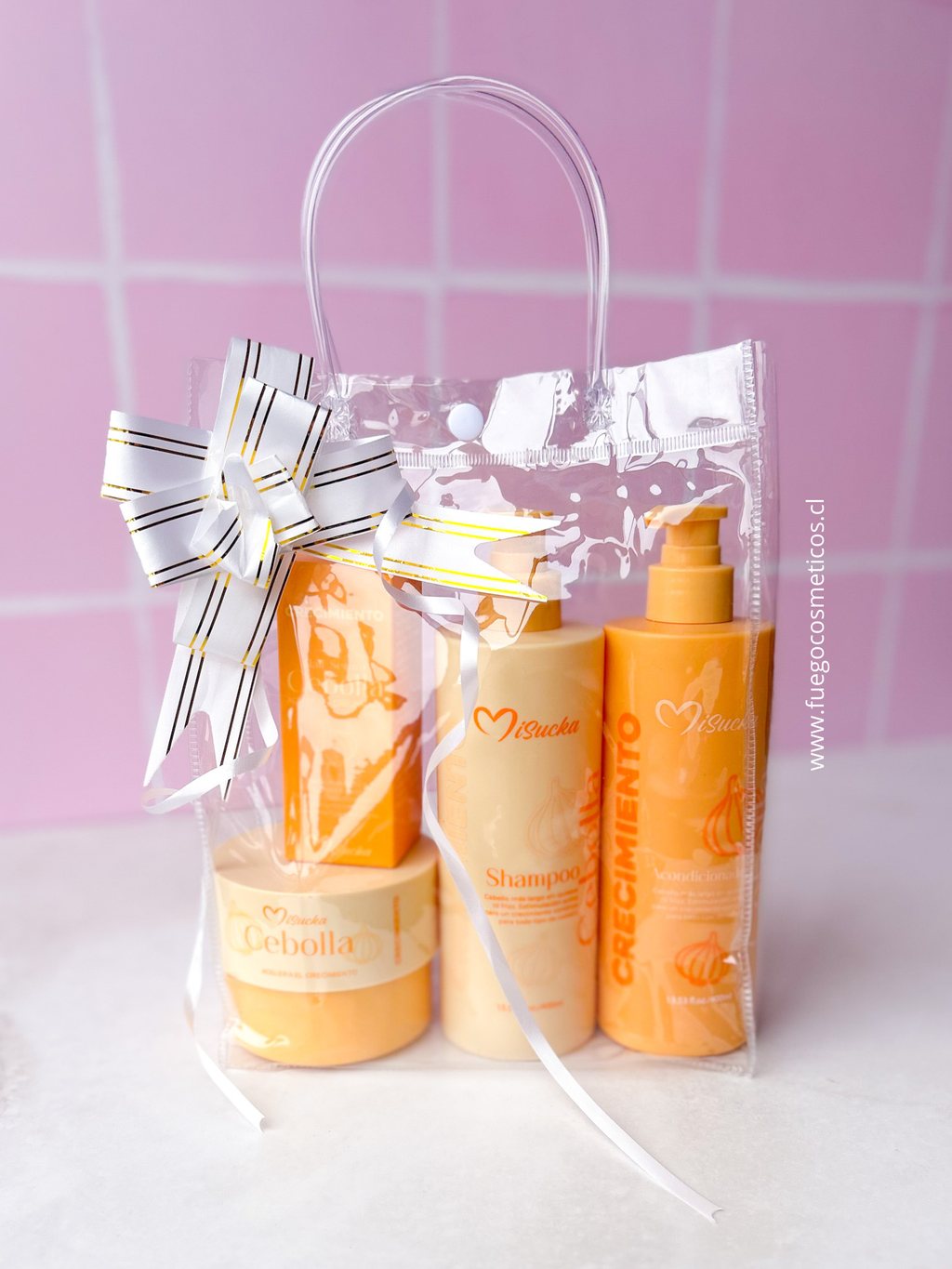 KIT CEBOLLA CRECIMIENTO CAPILAR REGALO 🎁 Shampoo + Acondicionador + Mascarilla + Serum