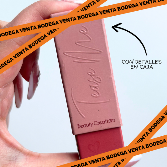Beauty Creations - CON DETALLE: Tease Me Soft Matte Lipstick COLOR LATE DATE