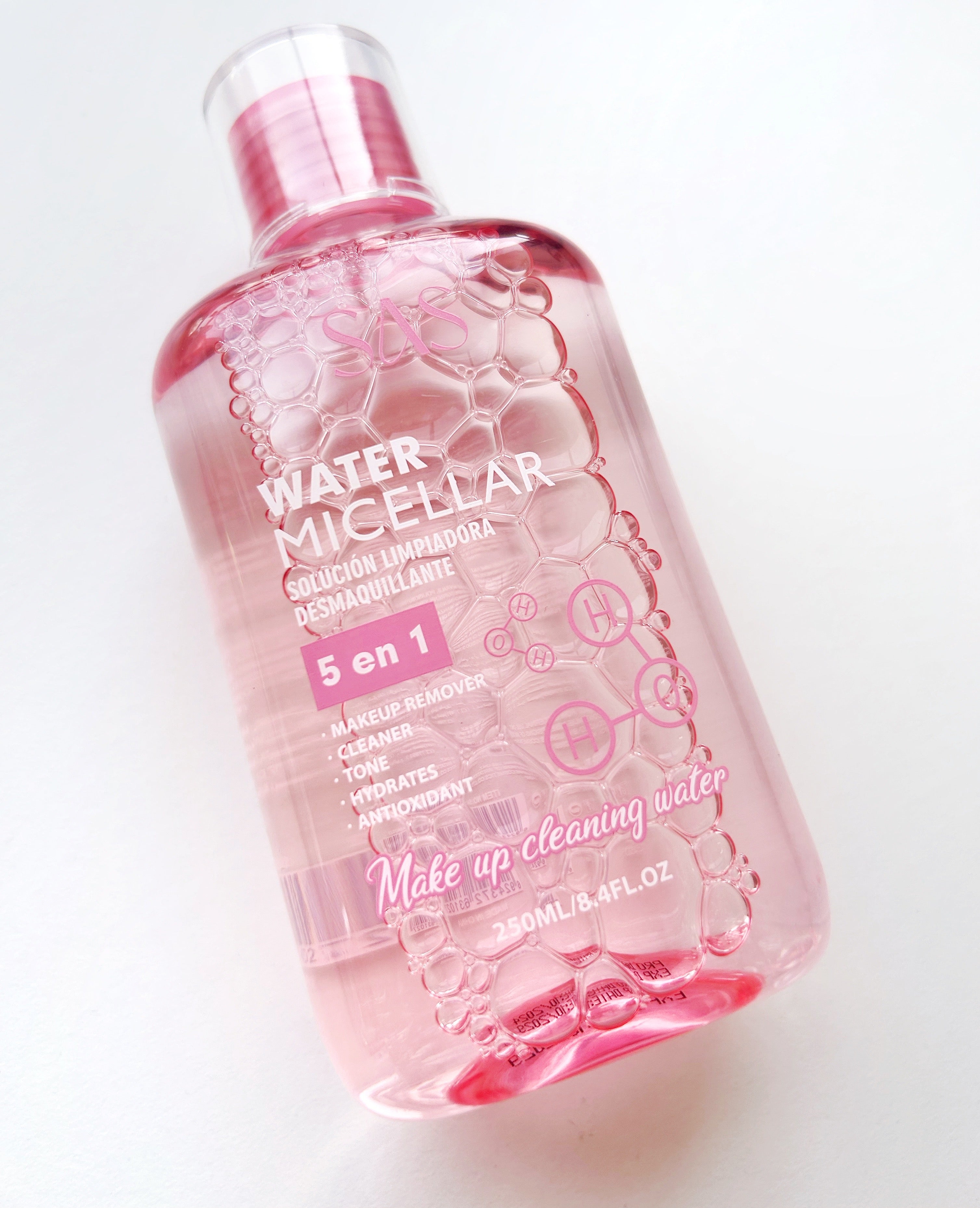 SAS - Agua Micelar Desmaquillante 5 en 1