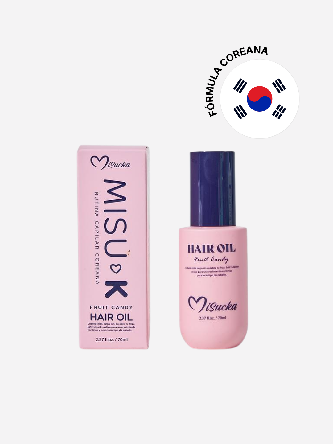 Misucka - Hair Oil (Aceite Capilar) Fruit Candy (Fórmula Coreana 🇰🇷)