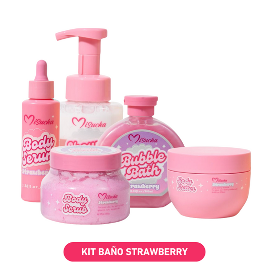 🩷 KIT BAÑO MISUCKA STRAWBERRY 🩷