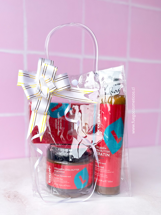 KIT ECOLCHI PLUS REGALO 🎁  1 Mascarilla + 1 Keratina + 1 Aceite