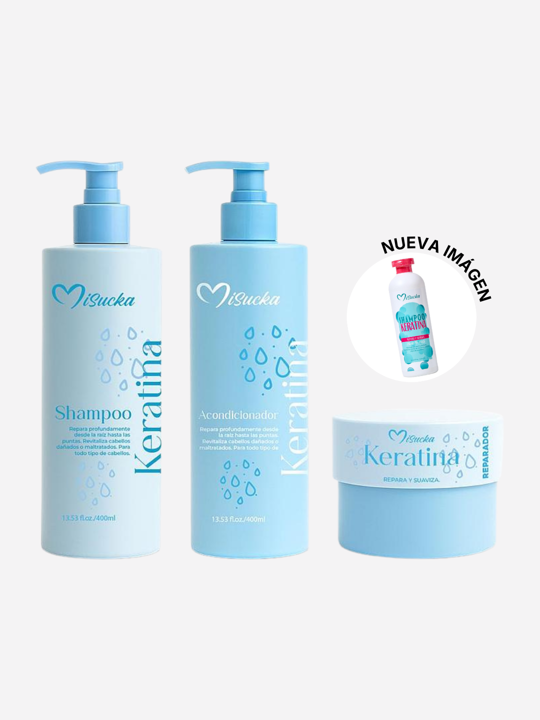 KIT KERATINA - Repara y suaviza cabello seco y dañado