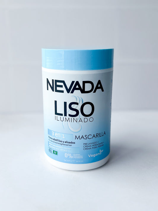NEVADA - Mascarilla Capilar 3 en 1 Liso Iluminado 1KG