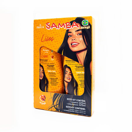 SAMBA - Set Shampoo y Acondicionador CABELLO LISO o ALISADO 325ml.