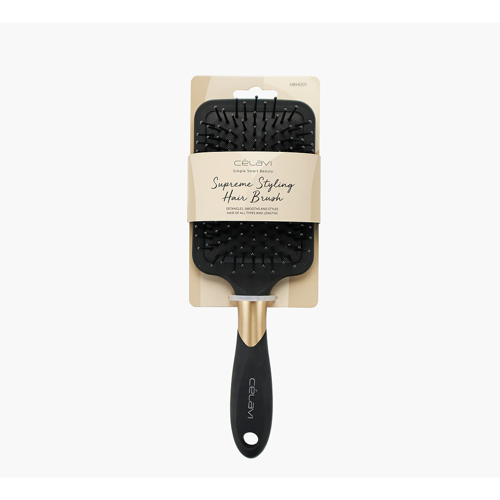 CELAVI - Cepillo PREMIUM Black and Golden (Todo tipo de cabello)