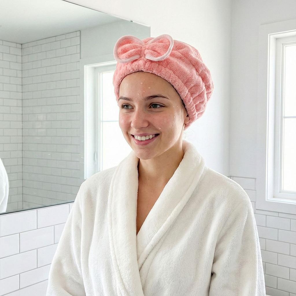 MISUCKA - Gorro de Microfibra ROSADO