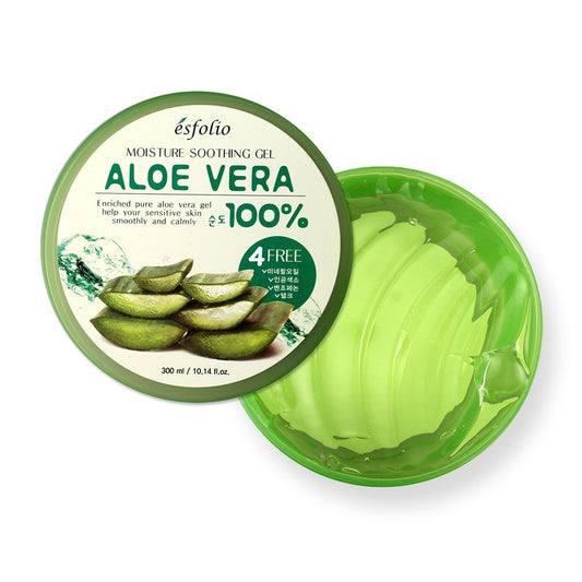 ESFOLIO - Aloe Vera Moisture Soothing Gel (100%) 300ml (CON REGALO!)
