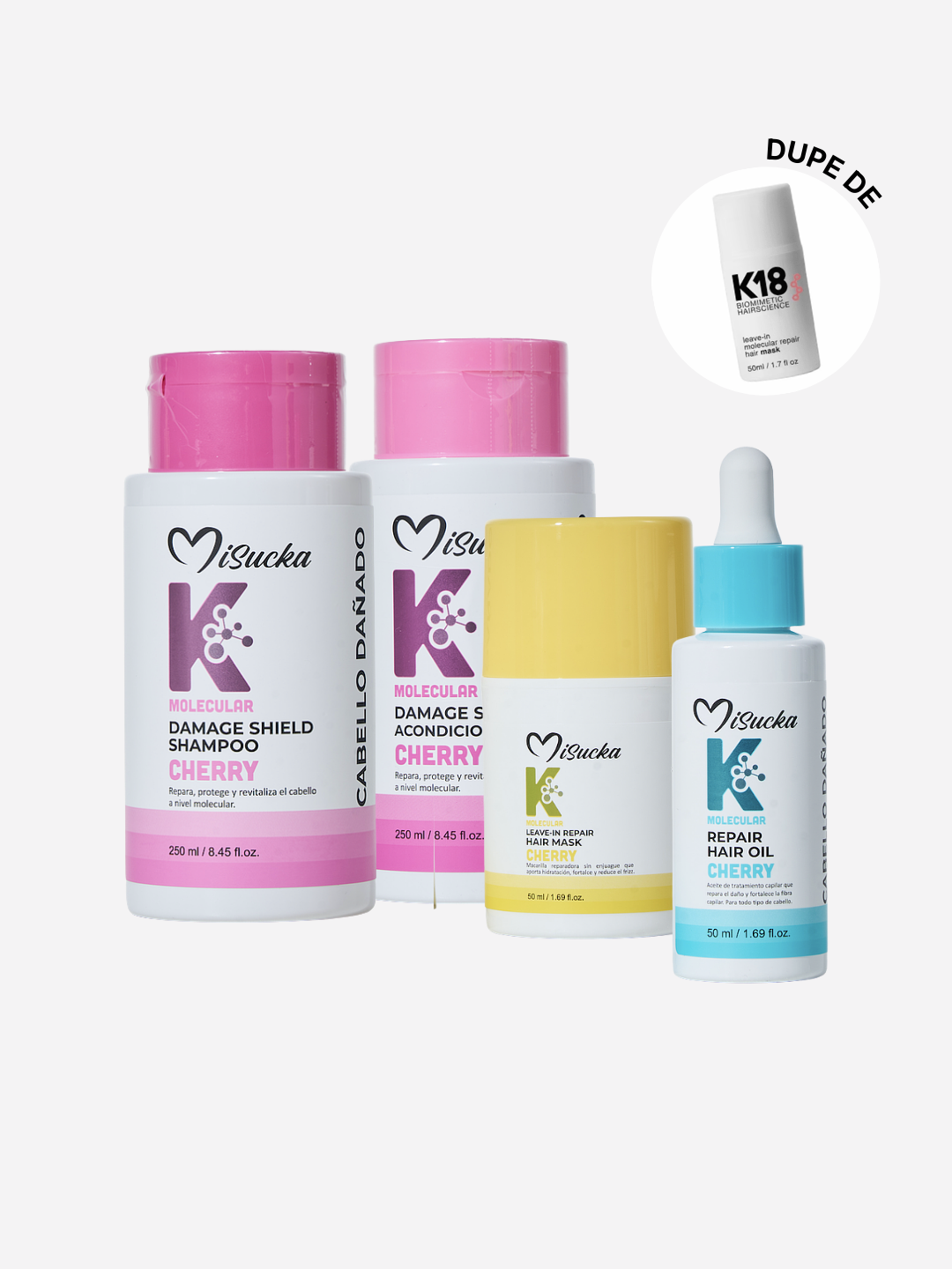 Misucka - KIT KMOLECULAR (Dupe K18) - Tratamiento 4 pasos